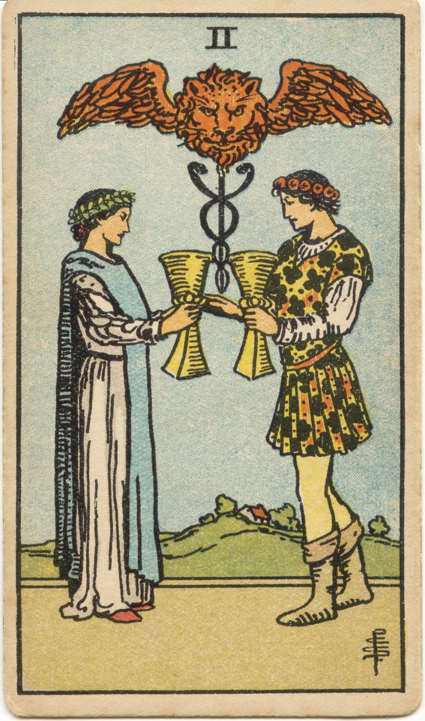 聖杯二 Two of Cups