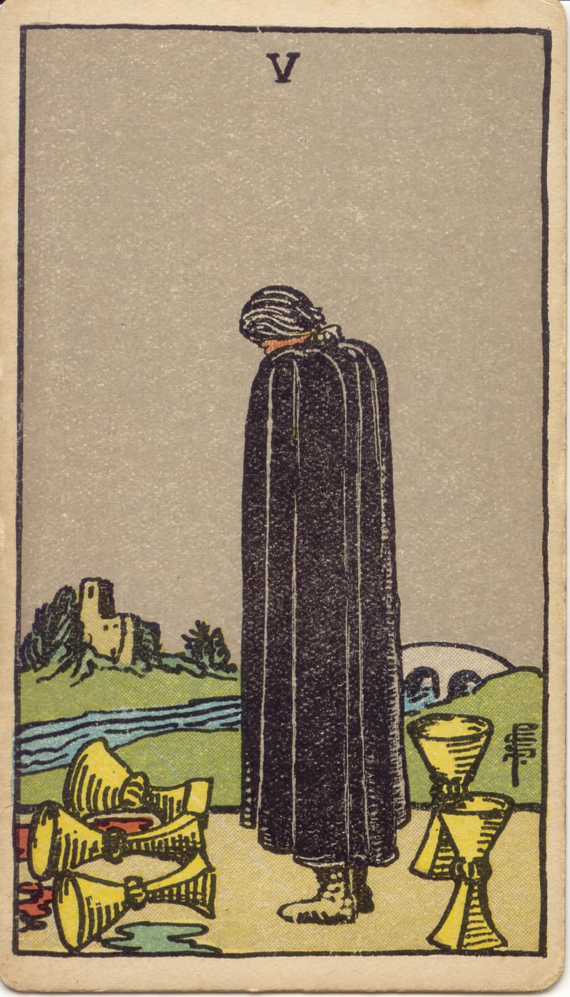 聖杯五 Five of Cups