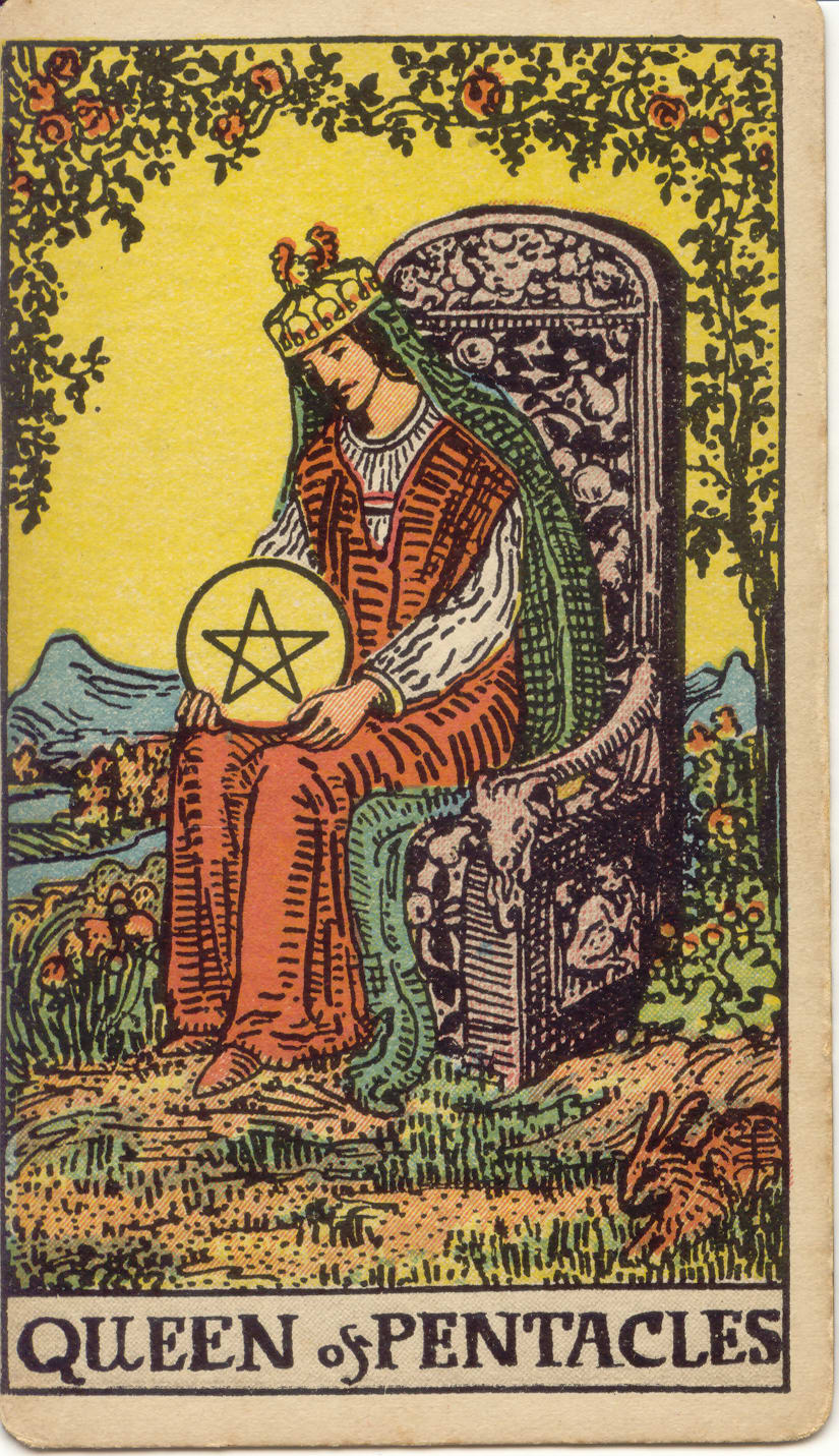錢幣王后 Queen of Pentacles