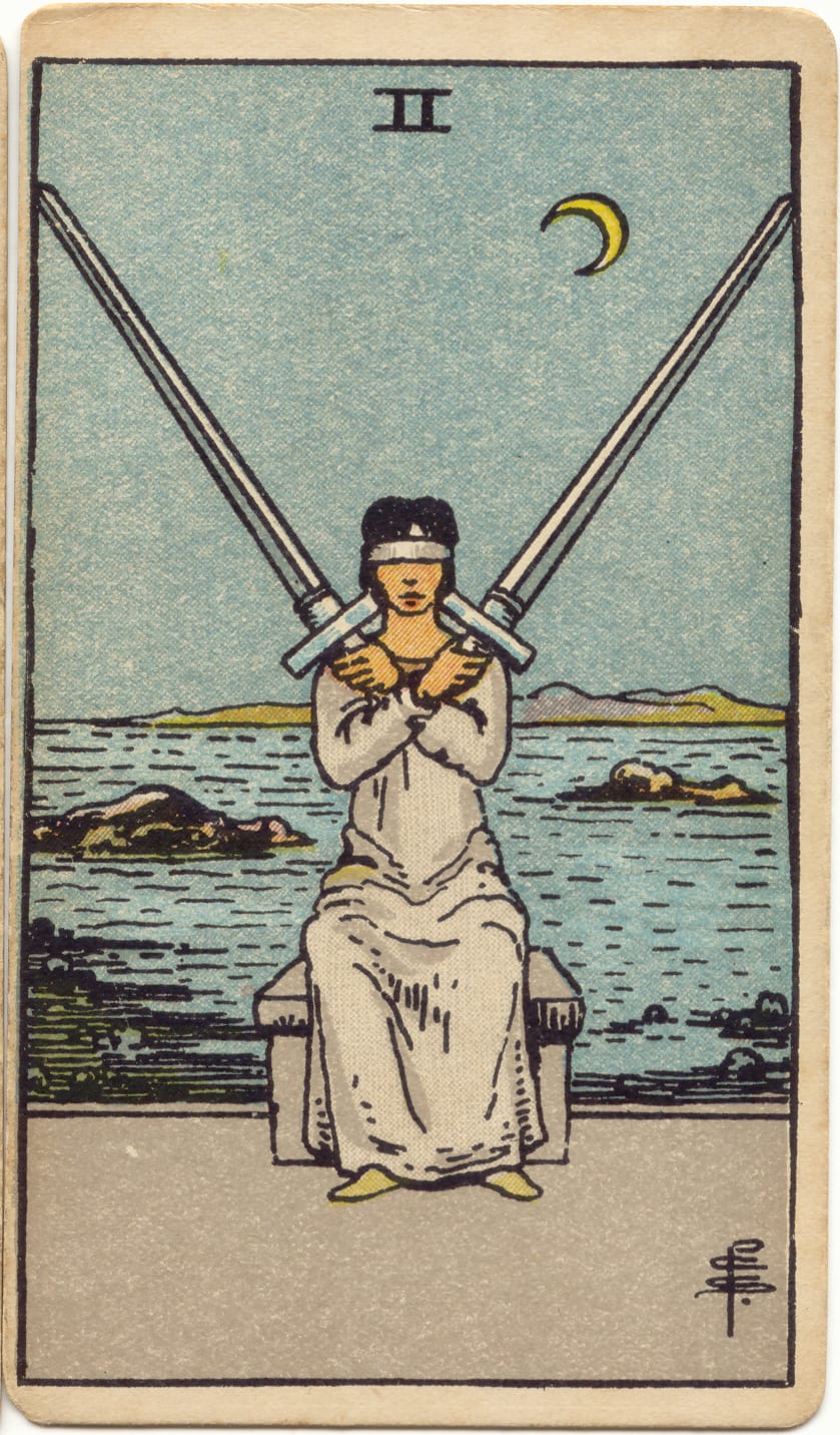 寶劍二 Two of Swords