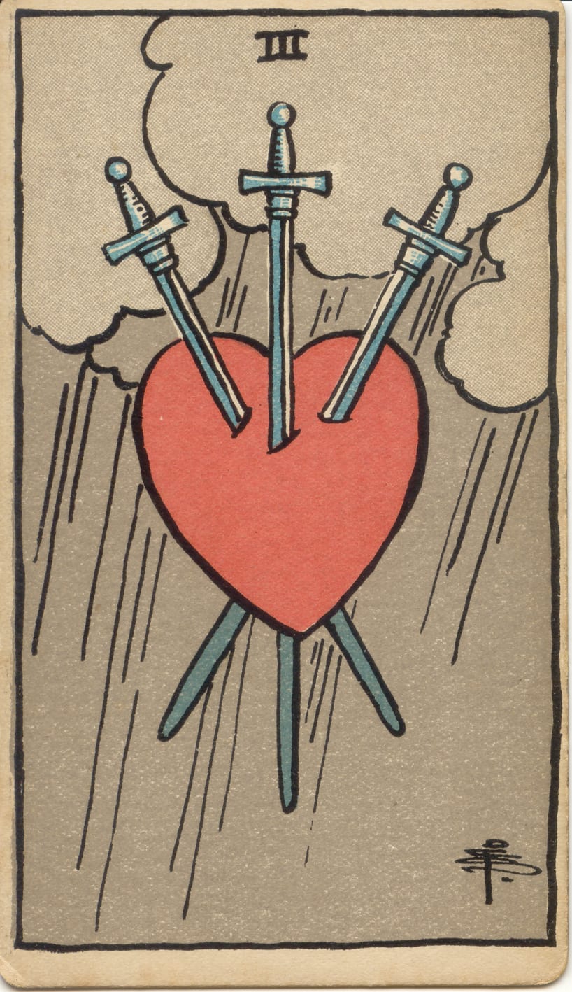 寶劍三 Three of Swords