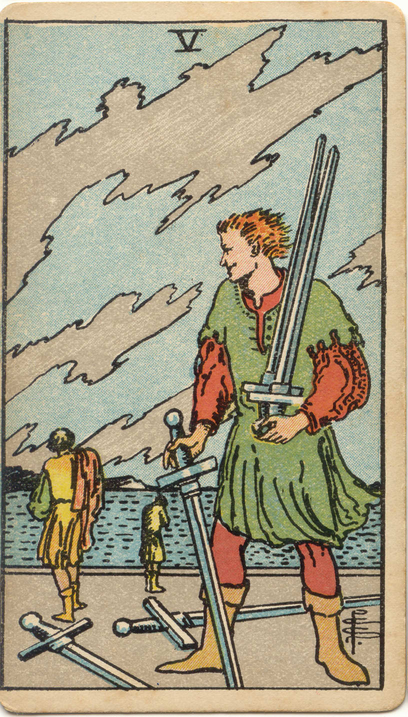 寶劍五 Five of Swords