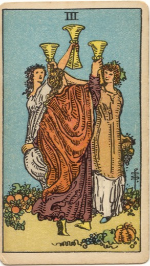 聖杯三 Three of Cups