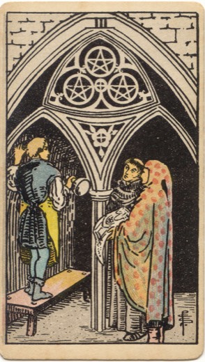 錢幣三 Three of Pentacles