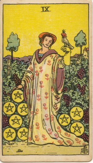 錢幣九 Nine of Pentacles