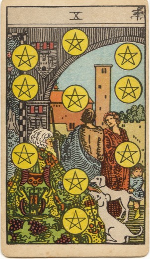 錢幣十 Ten of Pentacles