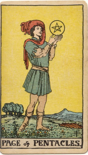 錢幣侍者 Page of Pentacles