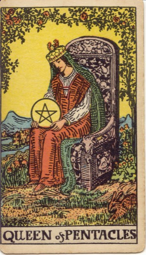 錢幣王后 Queen of Pentacles