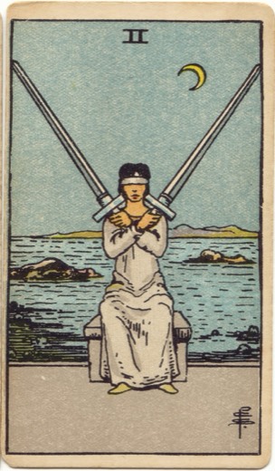 寶劍二 Two of Swords