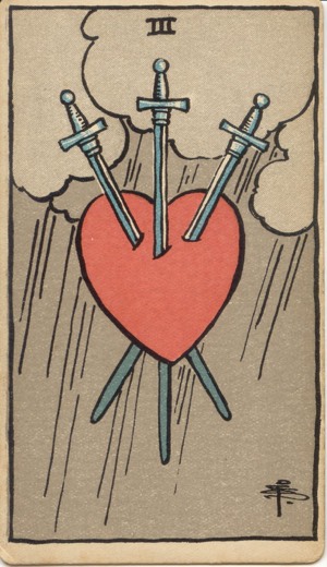 寶劍三 Three of Swords