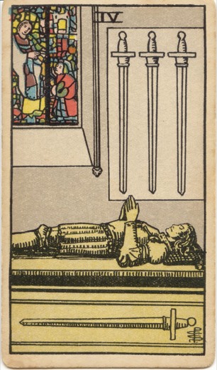 寶劍四 Four of Swords