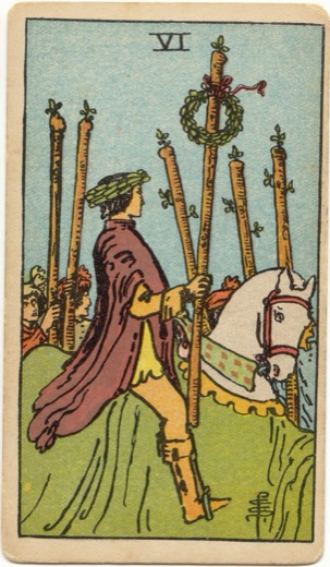 權杖六 Six of Wands
