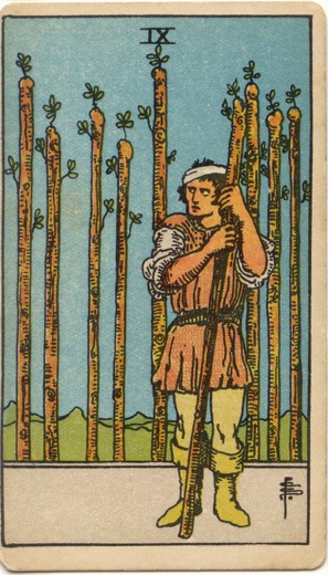 權杖九 Nine of Wands