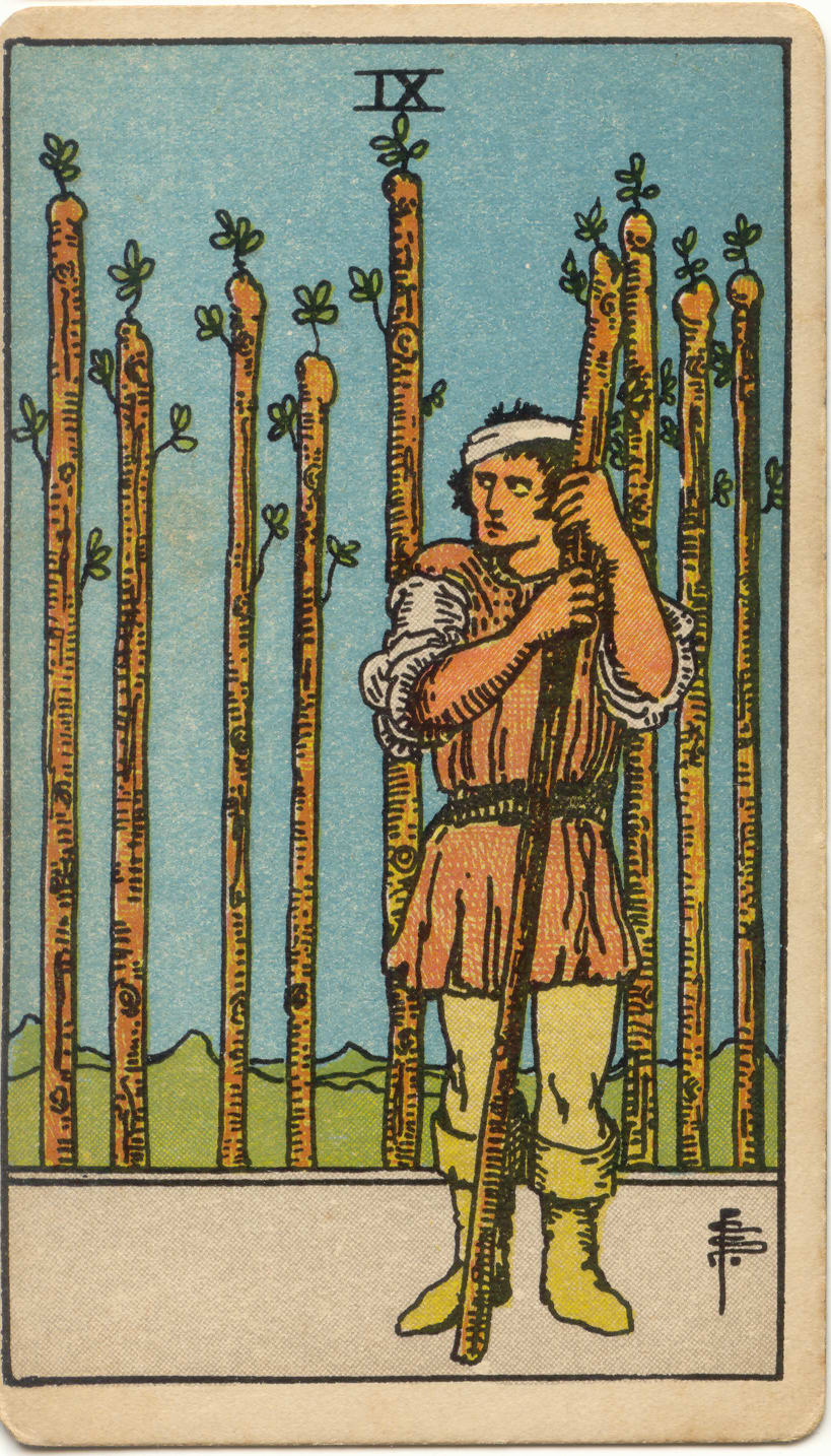 權杖九 Nine of Wands