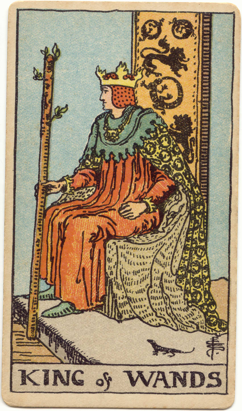 權杖國王 King of Wands